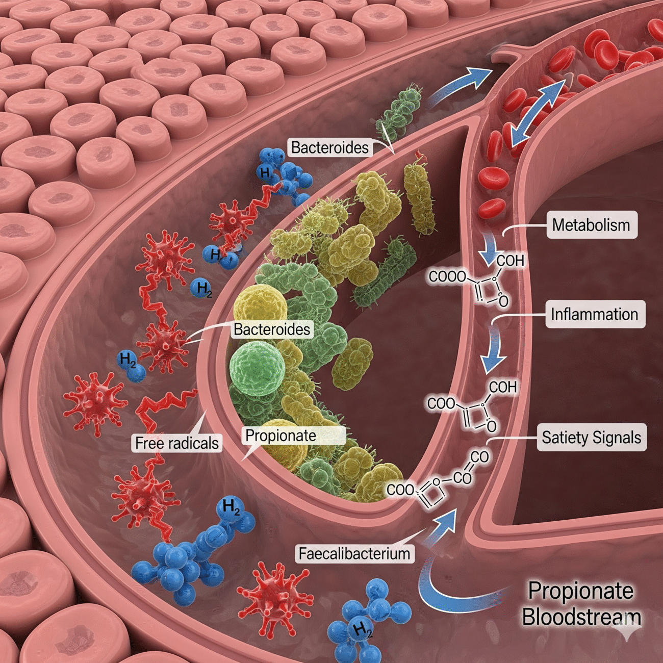 hidrógeno regula el metabolismo